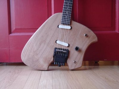 Klein Electric Guitar Build Close Up