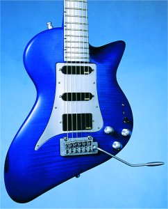 Andreas Blue Shark Electric Guitar