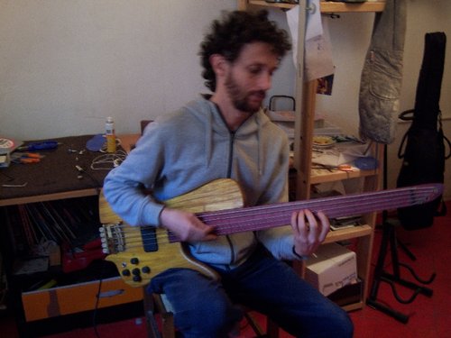 bass sitting position