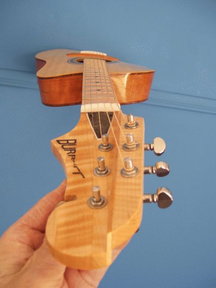 Burrell Acoustic Guitar Neck View