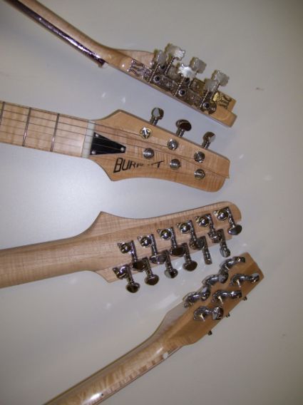 Burrell Guitar Headstock