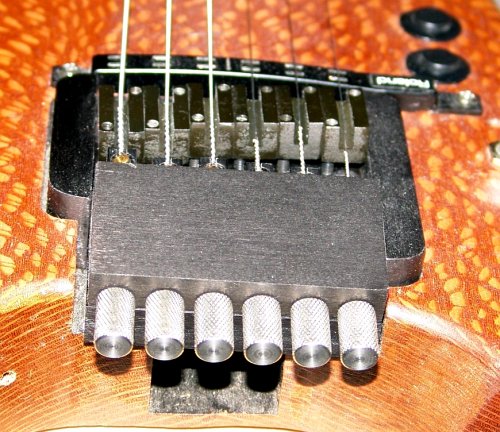 Headless deals guitar bridge